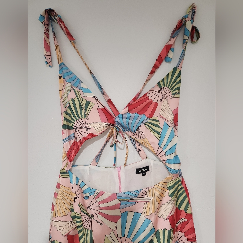 Anthropologie | Lobo Rosa Mariana Cutout Dress | Size Medium - Picture 5 of 11
